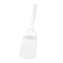 GHSHOP Glass Buchner 깔때기 W/ 소결 디스크 필터 실험실 여과 강산 부식에 강함, 클리어, 유리