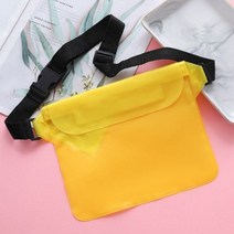 남녀공용 방수 허리 가방 PVC 파우치 벨트 해변 사용 범용 씰, 금