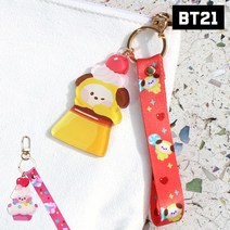 BT21 열쇠고리 키링 가방고리 다이어리 에어팟 지갑, SHOOKY