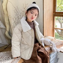 베이비맥스 아동용 파스텔 퀼팅 퍼카라 패딩 자켓