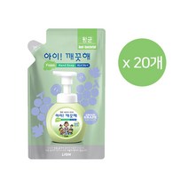 아이깨끗해 향균 거품 핸드 솝 리필 청포도향, 200ml, 20개