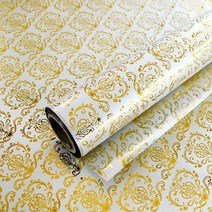 [375mmx20m] 메탈롤-클래식하트(중) 감사의달 롤포장지 증착포장지 포장지, 03화이트