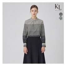 [KL]패턴 그라데이션 모던 블라우스 KWBLLK0200