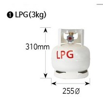 가스용기 LPG가스 3KG 스틸 가스통 LPG통 캠핑용