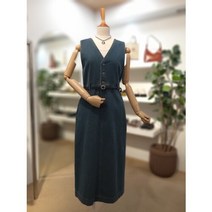 레코브 브이넥벨트데님원피스 LC31C4DO501B