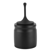 EK43 스테인레스 스틸 커피 탬퍼 프레스 도징 컵 에스프레소 바리스타 파우더 피커, 01 Black_01 58mm