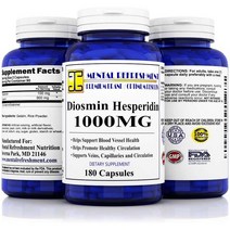 Mental Refreshment Nutrition 헤스페리딘 디오스민 1000mg 180캡슐, 180개