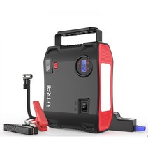 자동차 점프스타터 12v 24v 공용 utrai jump starter 4 in 1 펌프 공기 압축기 2000a 24000mah power bank 12v 디지털 타이어 호환, JS5(12V), 협력사, 1개