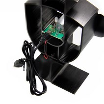 소형화목난로 팰릿 난로 연소기 겨울 캠핑 경량 TASP-6 인치 150mm 다기능 열 구동 에코 스토브 팬 및 USB, 한개옵션0