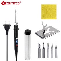 인두기 불도장 납땜 JCD-908S 80W 납땜 인두 908U 업데이트 조정 가능한 다기능 버튼 온도 스테이션, 05 QH908S-B-2-_01 80w_02 EU