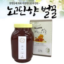 노고단향 지리산토종꿀 밤꿀 2.4kg 밤꽃꿀 천연벌꿀 자연숙성꿀 완숙꿀 진짜꿀 자연산꿀 야생꿀 지리산밤꿀, 1병