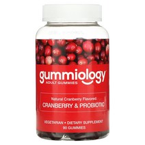 Gummiology 크랜베리 & 유산균 구미 크랜베리 식물성 구미 90개