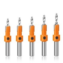 목공 접시비트 이중 기리 5종 세트, 1세트