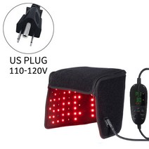 led 빨간 광선 치료 헬멧 머리 성장 모자 빨간 앰프 탈모 치료용 적외선 치료기 모발 재성장 캡, 우리 플러그