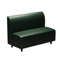 업소용 모던 소파 벽소파 붙박이 의자 가죽 쇼파, 사각 테이블 60x60CM