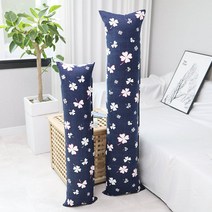 롱쿠션 바디필로우(솜포함)(대형) 150X35 사이즈, 바디필로우 (솜포함)(대형), 클로버, 네이비핑크