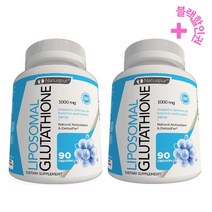 Natuspur Premium Liposomal Glutathione 리포솜 글루타티온 1000mg 리포조말 90캡슐, 2개