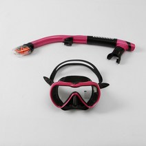 CoCoPink / SLR 고급형 잠수경 스노클링 1세트 핑크