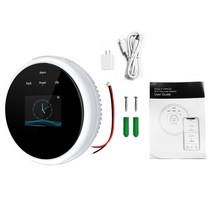 에어컨 가스 냉매 누출 누설 탐지기 감지기 벨류 측정기 휴대용 Wifi Gas Leak Detector and Fire Alarm LC, 02 US Plug