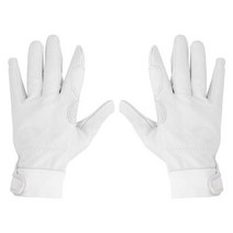 작업 장갑 소방관 다섯 손가락 화상 방지 미끄럼 방지 절연 손 소방 위한 보호, 하얀