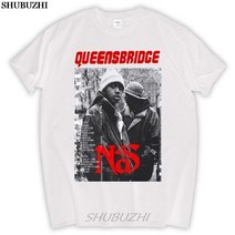 NAS 시놀로지나스 구축 서버Nas queensbridge t 셔츠 여름 남성 뜨거운 판매 o 목 100% 코 튼 남자 팬 탑, 02 WHITE_11 child height 120cm