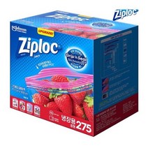 지퍼락 더블 지퍼백 중형, 1개, 275매