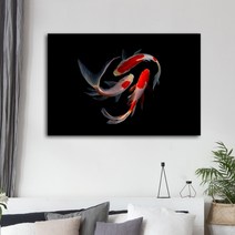 아트룩스 물고기 그림 액자 금붕어, 04.크롬