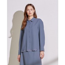 21FW 블루 자수장식 긴팔블라우스 DLBL1DY91B5
