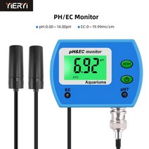 토양EC측정기 토양 시료 채취기 휴대용 잔류 염소 측정기 Professional 2 in 1 pH Meter 수족관 용 EC 미터 다중 매개 변수 수질 모니터 온라인 / 산도 계, 01.CHINA, 01.EU Plug, 1개