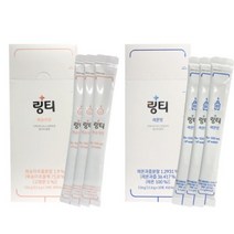 링티 11.6g x 10포 1박스 복숭아맛 레몬맛, 레몬
