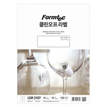 폼텍)클린오프라벨(LDR-3107/10매/16칸)