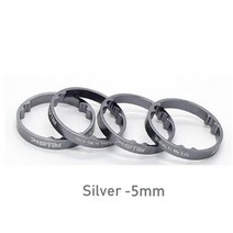경량 알루미늄 산악 자전거 헤드셋 액세서리 스템 스페이서 링 프론트 포크 와셔, 04 Silver-5mm