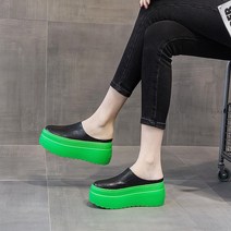 슬리퍼 캐주얼 편안한 소프트 공용 하프 신작 8cm 깔창 cvs2126