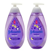 존슨즈 베드타임 베이비 바스 500ml 2개 (리뉴얼), 존슨즈 베드타임 로션 500ml 2개