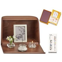 일본직발송 4. 니혼코도(Nippon Kodo) 니혼코도 부드러운 시간 기도의 손궤 브라운 (불단 불구 향) (이야, 가타리베 백매 미니 꽃색 촛불_, 가타리베 백매 미니 꽃색 촛불_, One Color