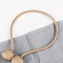 커튼 고정 끈 예쁜 커텐 자석 집게 홀더 레일커튼 커튼레일 레일, 블랙