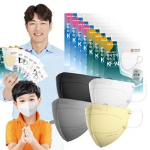 리벤스 에버뉴크린 새부리형 KF-94 황사마스크/KF-AD 비말차단 마스크 100매 성인용/유아용/특대형 모음, 12.KF-94 블랙/소형 100입