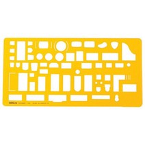 생활건강에코짱 위생정규 학용품 템플릿 사무용품 NO.8801 산키스 가구 템플레이트 사무, 1개, 1개