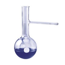 과학실습 화학실험 증류용 둥근 플라스크 비이커 연구실 반응 학교 실기 유리기구, 200ml