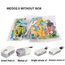 WeDo 20 교육 기능 DIY 부품 호환 45300 코어 세트 빌딩 블록 크리스마스 선물, wedo20 set