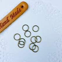 핀쿠션 NEW) 7mm 금속 오링 (약200개), 엔틱