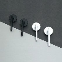 방문손잡이 AT501 WT BK 화이트 블랙