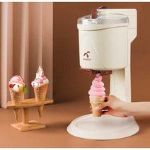 소프트콘 만들기 아이스 크림 수제 음식 얼음 메이커, 패키지 2 (아이스크림 가루 1KG 포함)