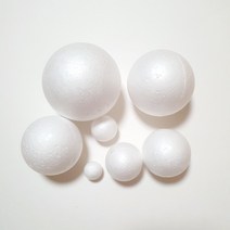 스티로폼 우드락 볼 원형 스치로폴 공 25mm 낱개 1개