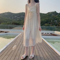 니유컴퍼니 프릴탑 원피스 여신스타일 여리핏 봄 여름