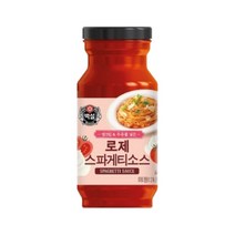 CJ제일제당 백설 로제 파스타 스파게티소스, 610g, 3개