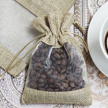 소형 복주머니 린넨파우치 예쁜 미니조리개