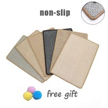 캣워크 캣워커 고양이 스크래쳐 캣타워 고양이 Scratcher Sisal 매트 보드 고양이 스크래치에 대한 손톱 Scraper 고양이 나무 고양이 긁는 게시물 소파 매트 가구 수호자, 30x40cm, 30x40cm, 러시아