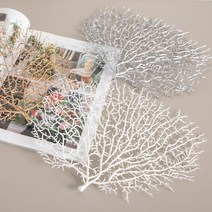와이드트위그가지 25cm 크리스마스 포인 꽃 장식 소품, 화이트