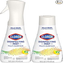 Clorox 클로락스 소독용 미스트 스프레이 &리필 16oz Disinfecting Mist Sanitizing Spray & Refill